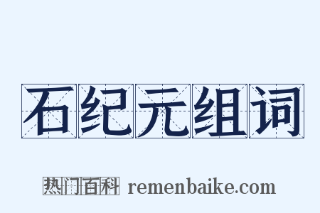 石纪元组词是什么意思的图片